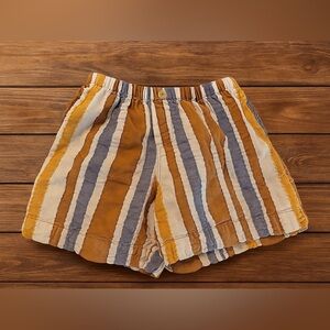 Striped Tan and Gray boys Shorts